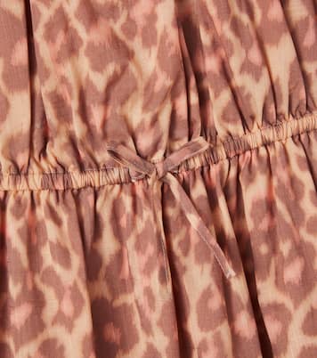 Bedrucktes Kleid aus Baumwolle | Zimmermann Kids