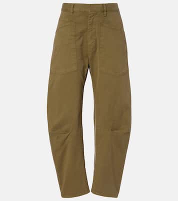 Shon cotton twill barrel-leg pants | Nili Lotan