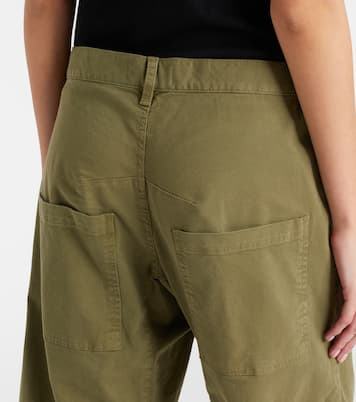 Shon cotton twill barrel-leg pants | Nili Lotan