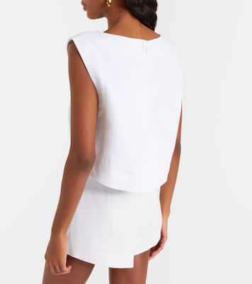 Cropped-Top Martina aus Leinen | Posse