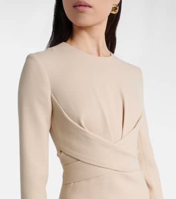 Midikleid Elta aus Woll-Crêpe | Emilia Wickstead