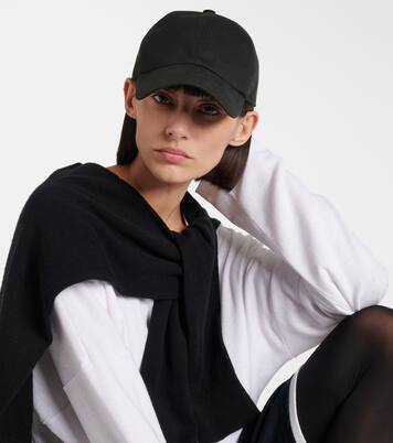 Caspian cotton canvas baseball cap | The Row