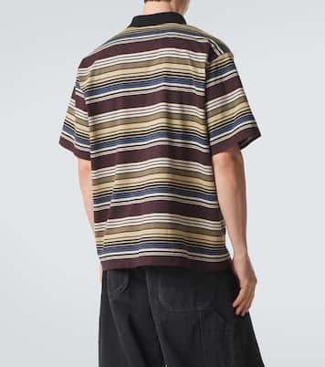 Polo rayé en coton | Sacai