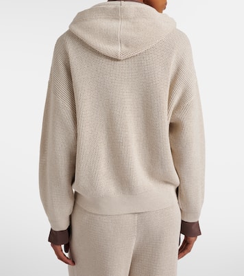 Kapuzenjacke aus Lamé | Brunello Cucinelli