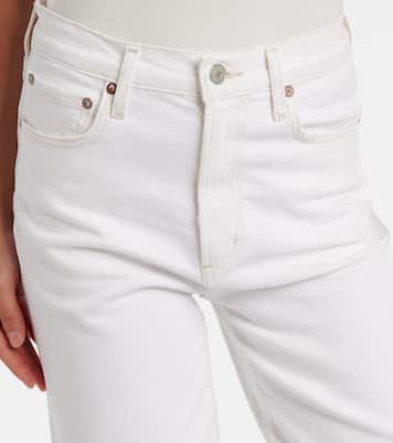 Ren 크롭 와이드 진 | Agolde