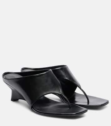 Marlow 55 leather thong sandals | Khaite