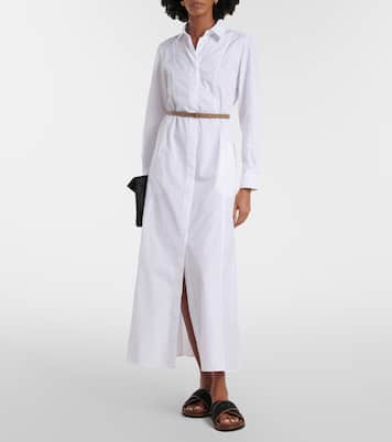 Hemdblusenkleid Adunco aus Baumwollpopeline | Max Mara