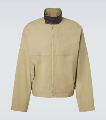 Veste blouson Intrecciato en coton | Bottega Veneta