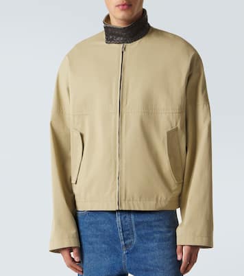 Veste blouson Intrecciato en coton | Bottega Veneta
