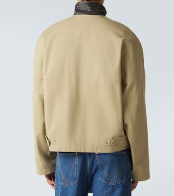 Veste blouson Intrecciato en coton | Bottega Veneta