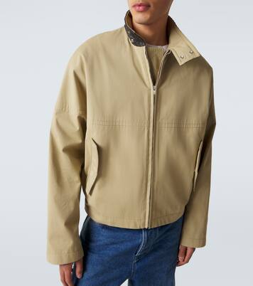 Veste blouson Intrecciato en coton | Bottega Veneta