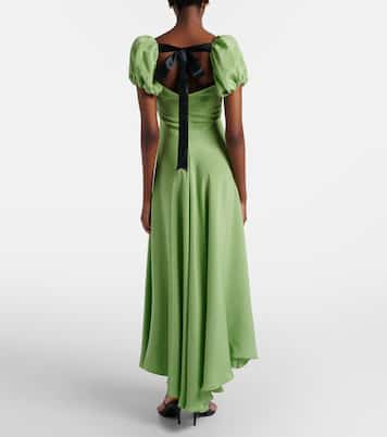 Maxikleid aus Seiden-Crêpe | Rodarte