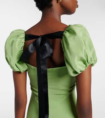 Maxikleid aus Seiden-Crêpe | Rodarte