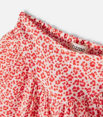 Flor leopard-print cotton shorts | Cozmo