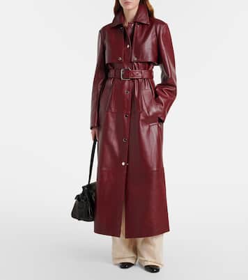 Paste leather trench coat | Sportmax