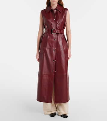 Paste leather trench coat | Sportmax