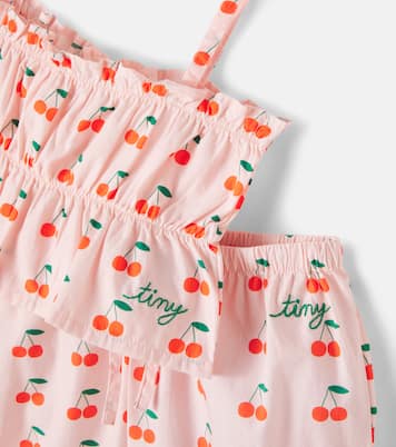 Set Cherries aus Top und Hose aus Baumwolle | Tinycottons