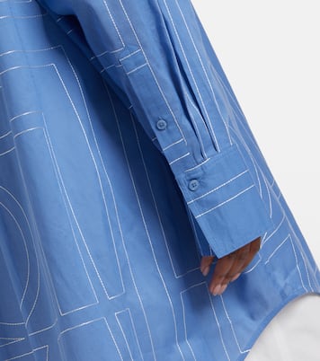 Camicia in misto cotone con ricamo | Toteme