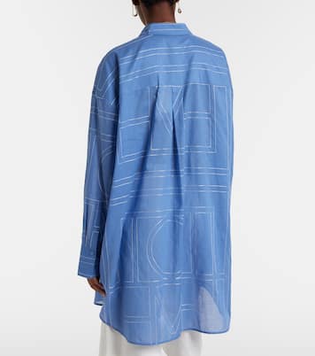 Camicia in misto cotone con ricamo | Toteme