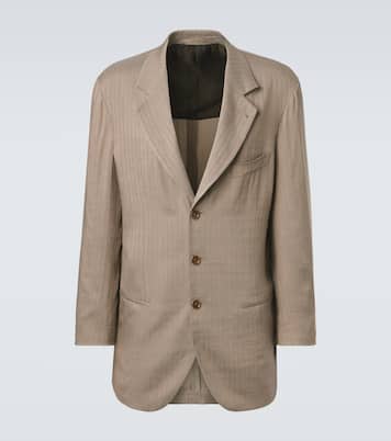 Archivio herringbone blazer | Giorgio Armani