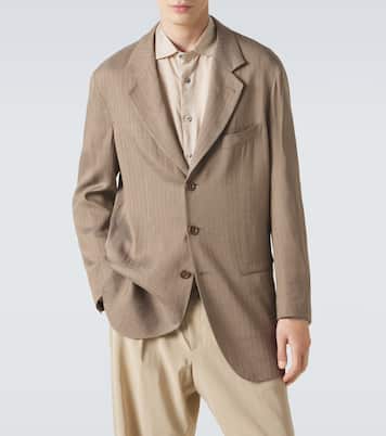 Archivio herringbone blazer | Giorgio Armani