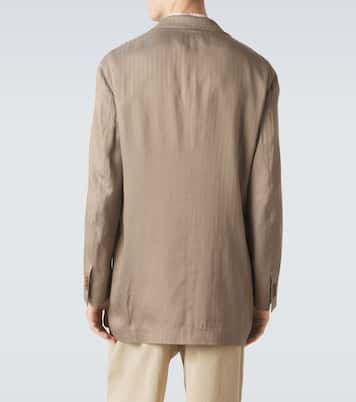 Archivio herringbone blazer | Giorgio Armani
