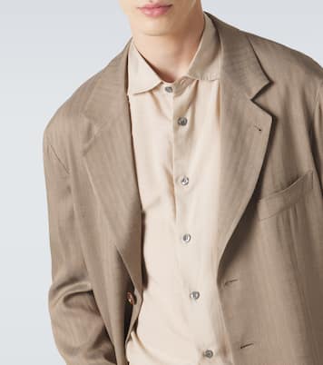 Archivio herringbone blazer | Giorgio Armani