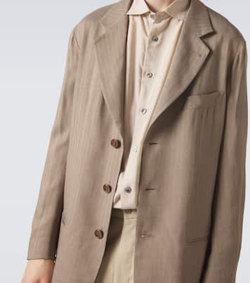 Archivio herringbone blazer | Giorgio Armani