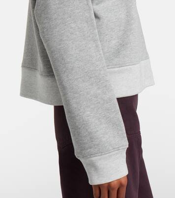 Felpa in jersey di misto cotone con stampa | Victoria Beckham