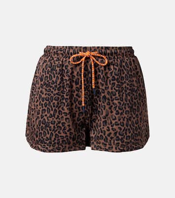 Ludlow Lucky leopard-print running shorts | The Upside