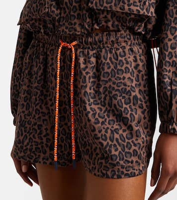 Ludlow Lucky leopard-print running shorts | The Upside