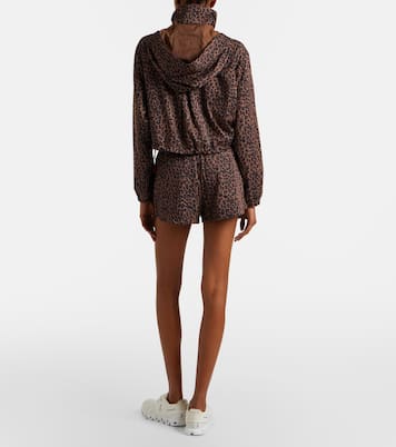 Ludlow Lucky leopard-print running shorts | The Upside