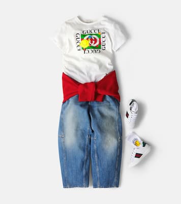 x Mr. Men Little Miss cotton jersey T-shirt | Gucci Kids