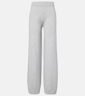 Cotton and cashmere wide-leg pants | Jardin des Orangers