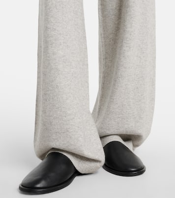 Cotton and cashmere wide-leg pants | Jardin des Orangers