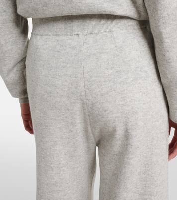 Cotton and cashmere wide-leg pants | Jardin des Orangers