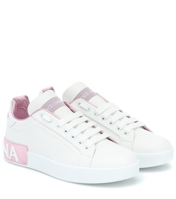 Portofino leather sneakers | Dolce&Gabbana