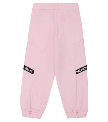 Logo cotton sweatpants | Balmain Kids