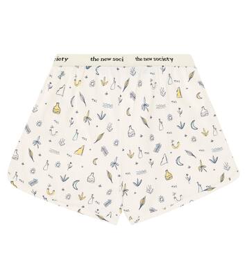 All The Things printed cotton shorts | The New Society