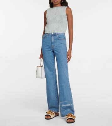 Verzierte Pantoletten aus Leder | JW Anderson