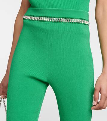 Schlaghose aus Rippstrick | Rabanne