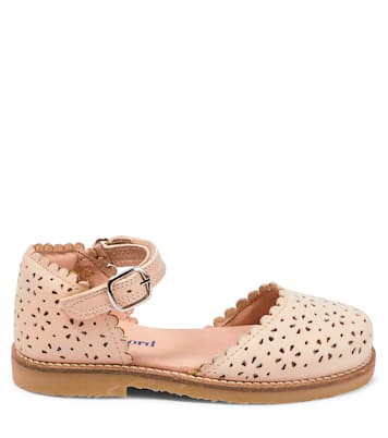 Ladida perforated leather ballet flats | Petit Nord