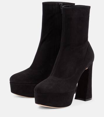 Ankle Boots Camnero aus Veloursleder | Gianvito Rossi