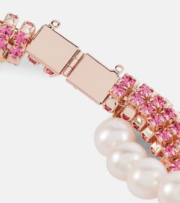 Collar con cristales y perlas | Magda Butrym