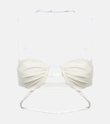 Bridal chiffon bra | Nensi Dojaka
