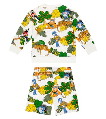 Set aus Sweatshirt und Shorts | Stella McCartney Kids