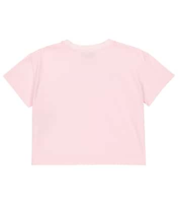Logo cotton jersey T-shirt | Balmain Kids