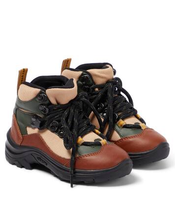 Panelled lace-up boots | Stella McCartney Kids