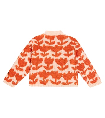 Bebé - cárdigan de intarsia floral | Bobo Choses