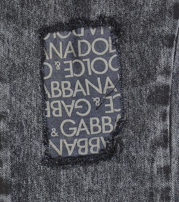 DG cotton and silk jeans | Dolce&Gabbana Kids